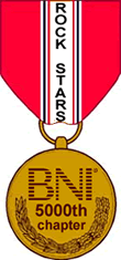 The Rock Stars Chapter is the 5000th BNI chapter