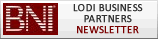 BNI Lodi Business Partners newsletter